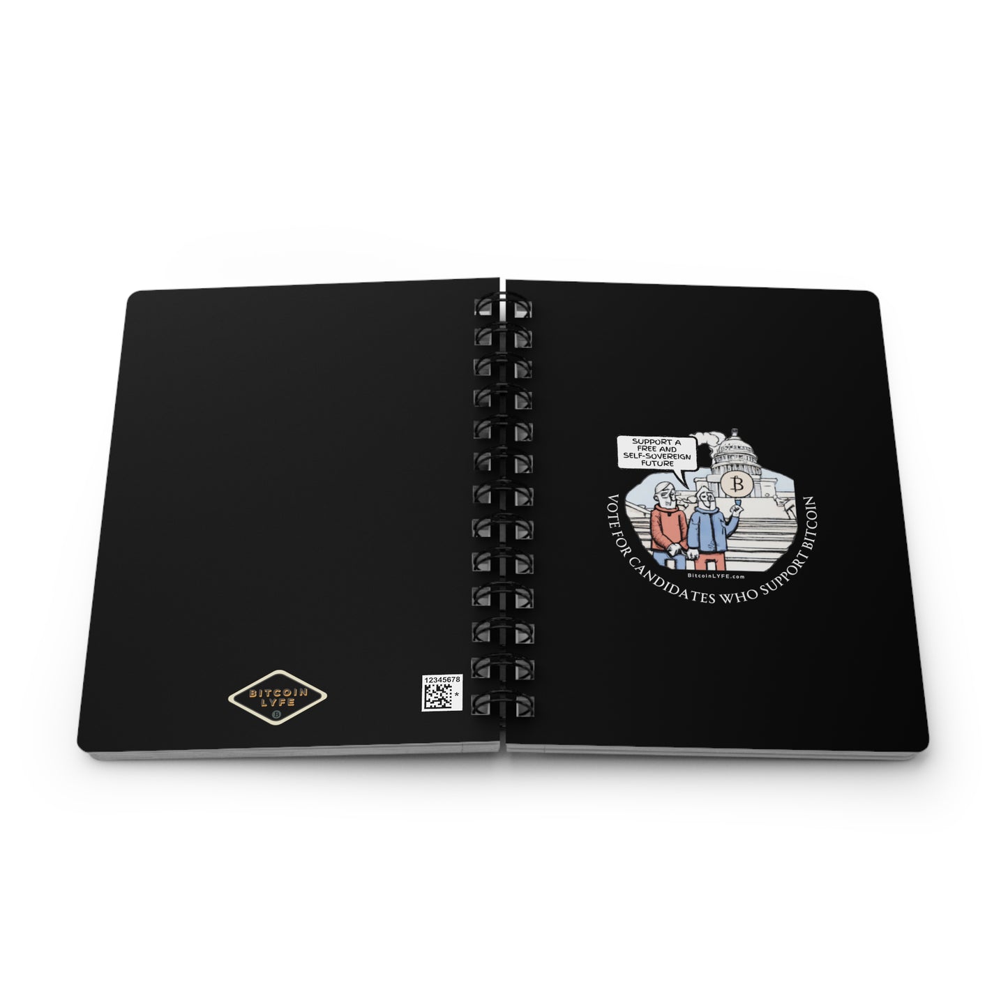 Vote - Candidates Spiral Bound Journal