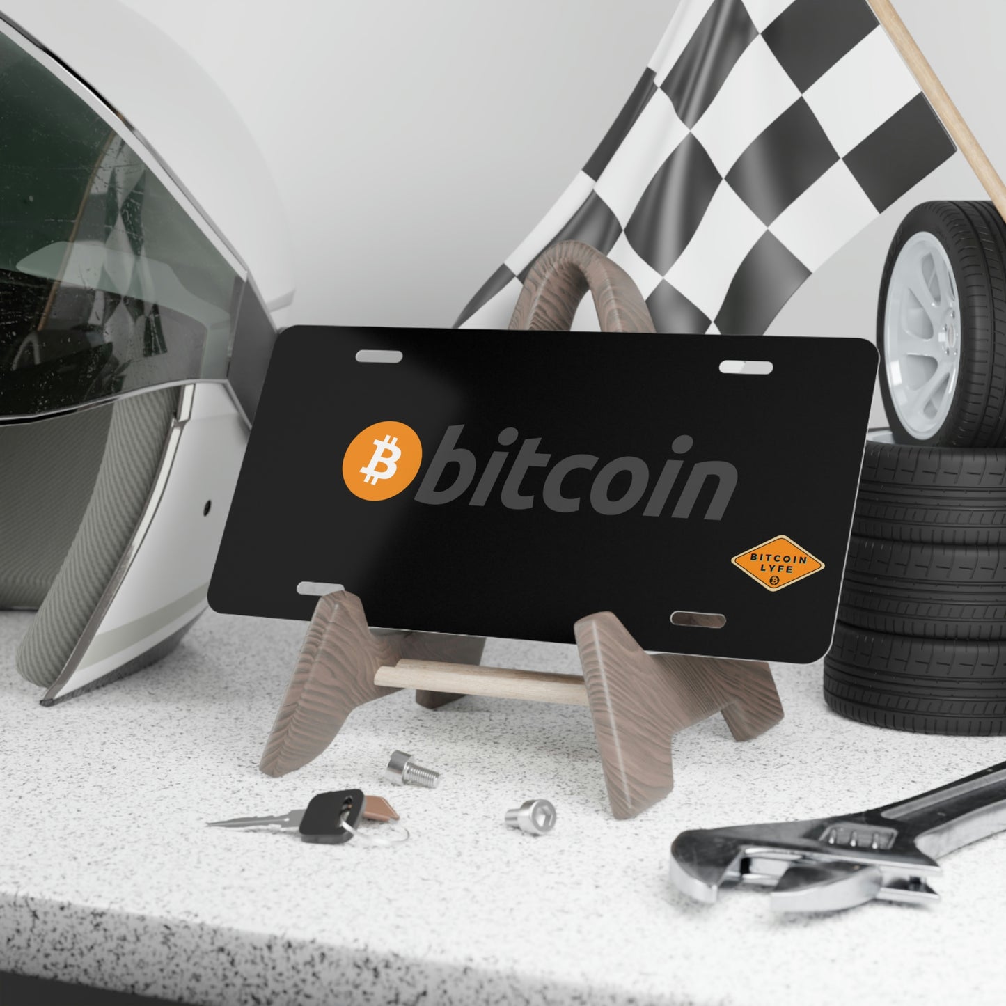 Bitcoin Vanity Plate, BTC1