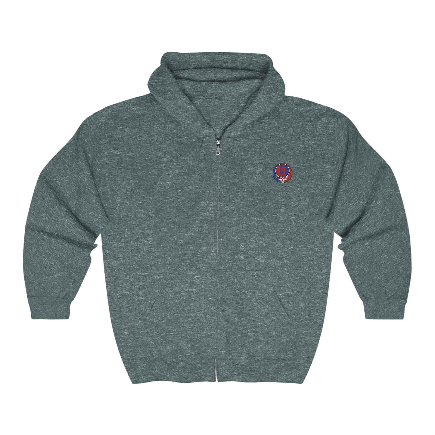 Grateful B Heavy Blend™ Full Zip Hooded Sweatshirt