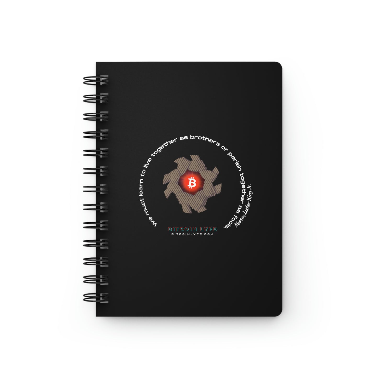 Brothers Orange Pill Spiral Bound Journal