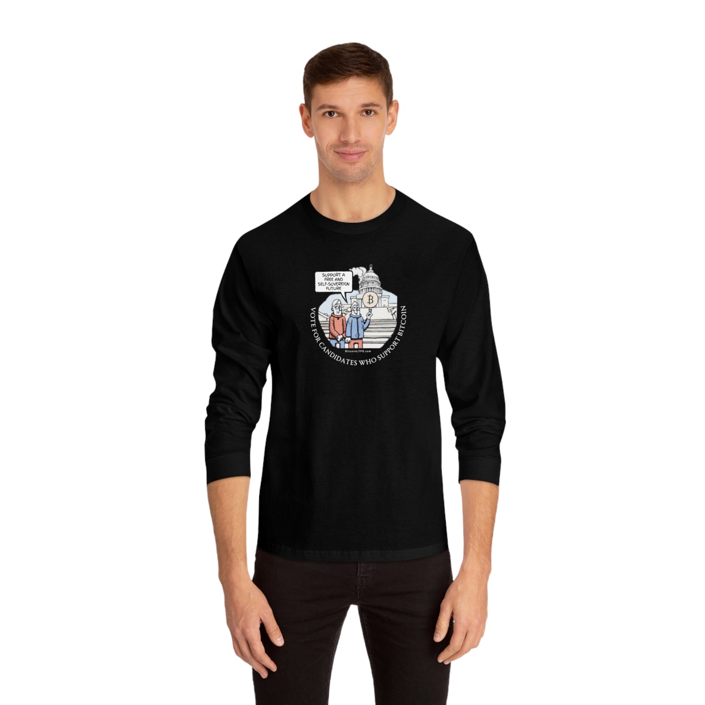 Vote - Candidates Long Sleeve T-Shirt