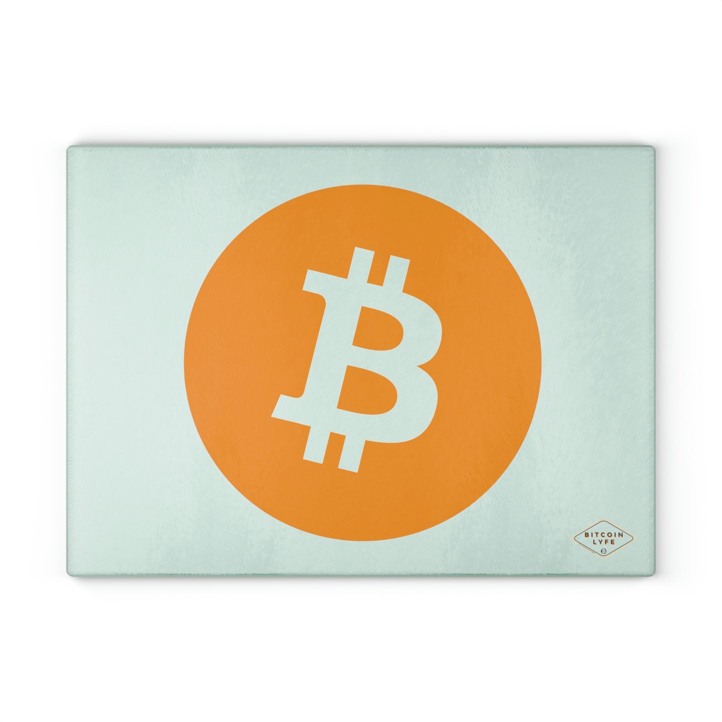 Bitcoin Glass Cutting Board, BTC2