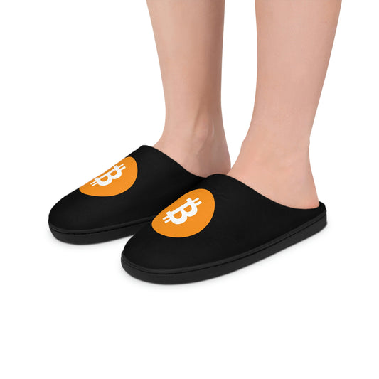 Bitcoin Men's Indoor Slippers, BTC2