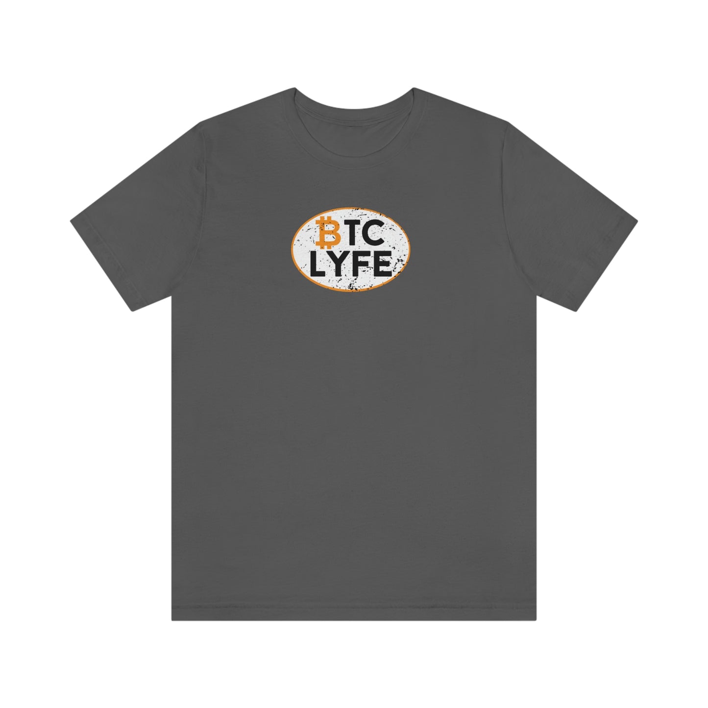 Bitcoin LYFE Oval T-Shirt