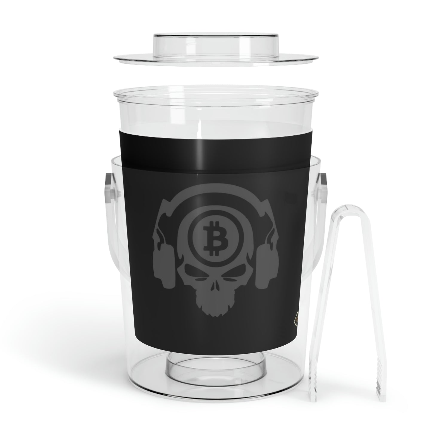 Heavy B Ice Bucket with Tongs
