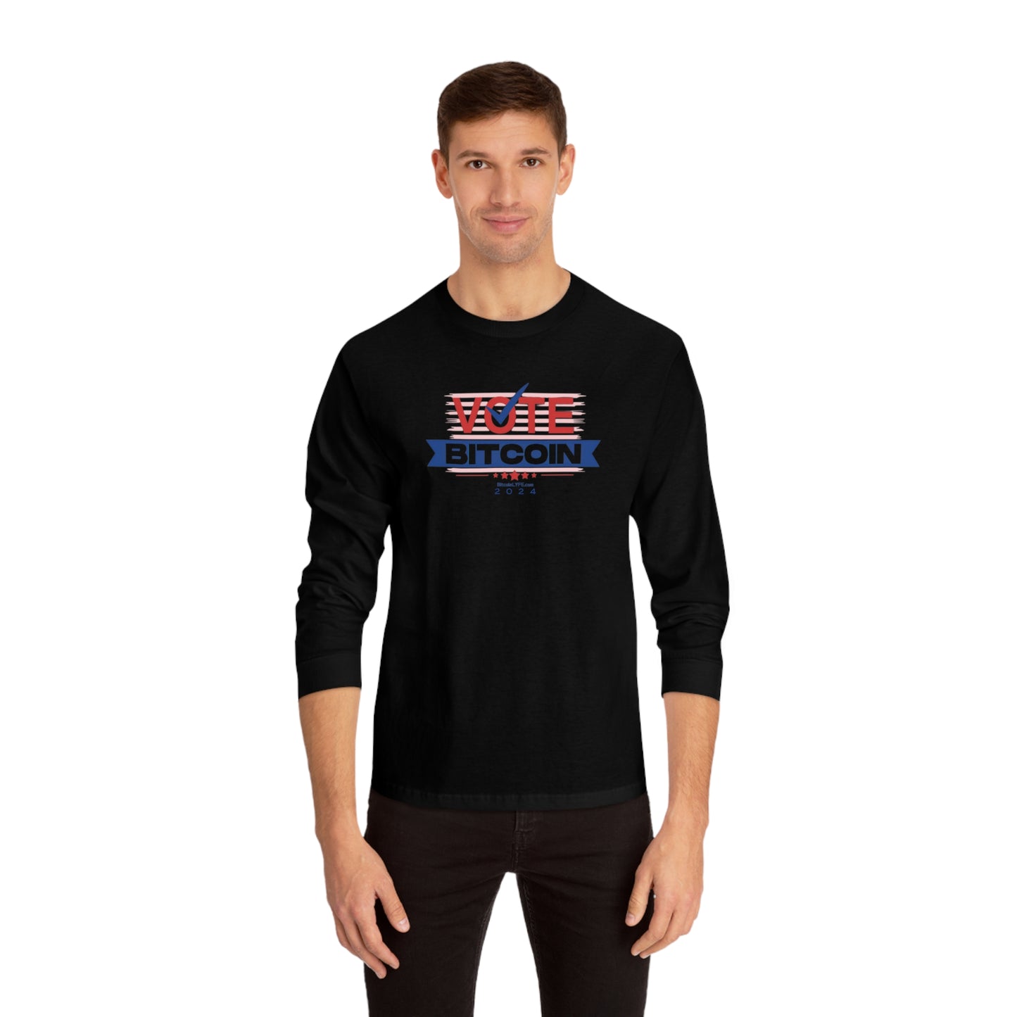 Vote Bitcoin Long Sleeve T-Shirt