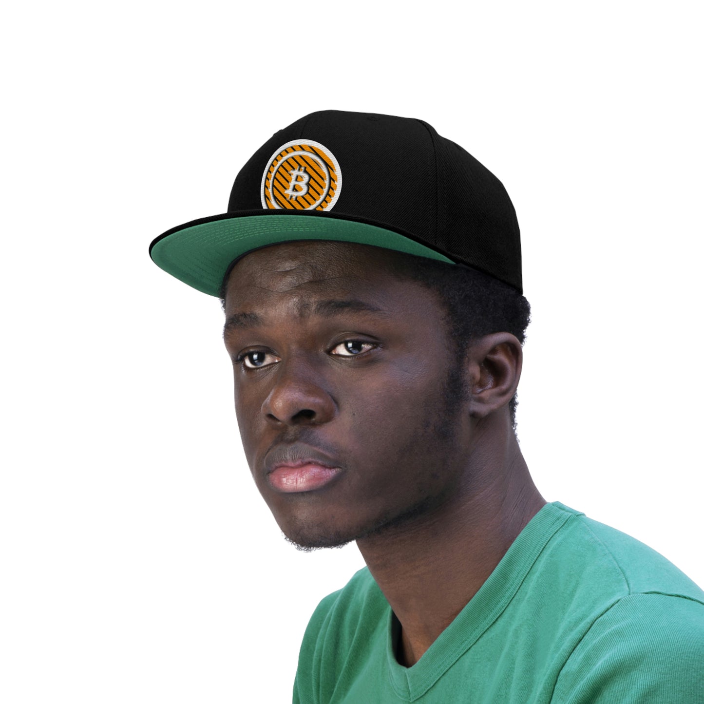 3-B Flat Bill Hat, Four Colors