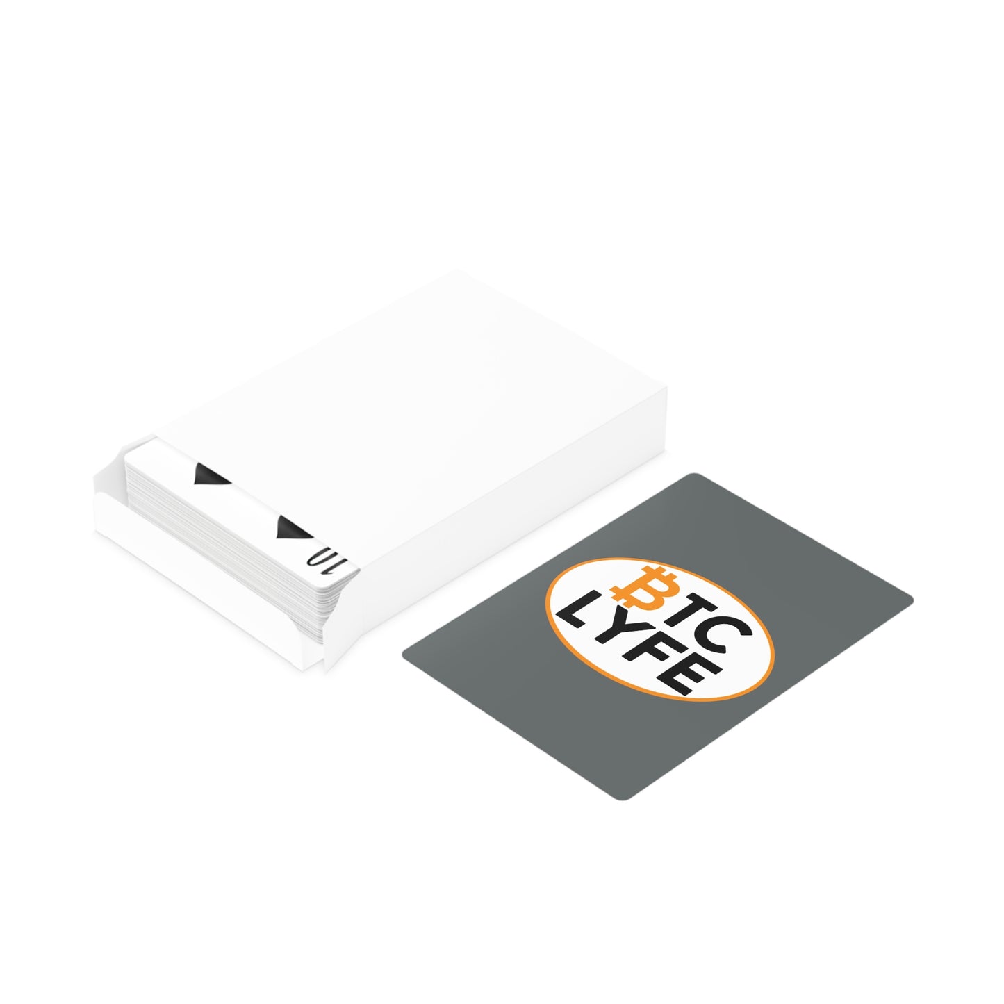 Bitcoin LYFE (Oval) Poker Cards