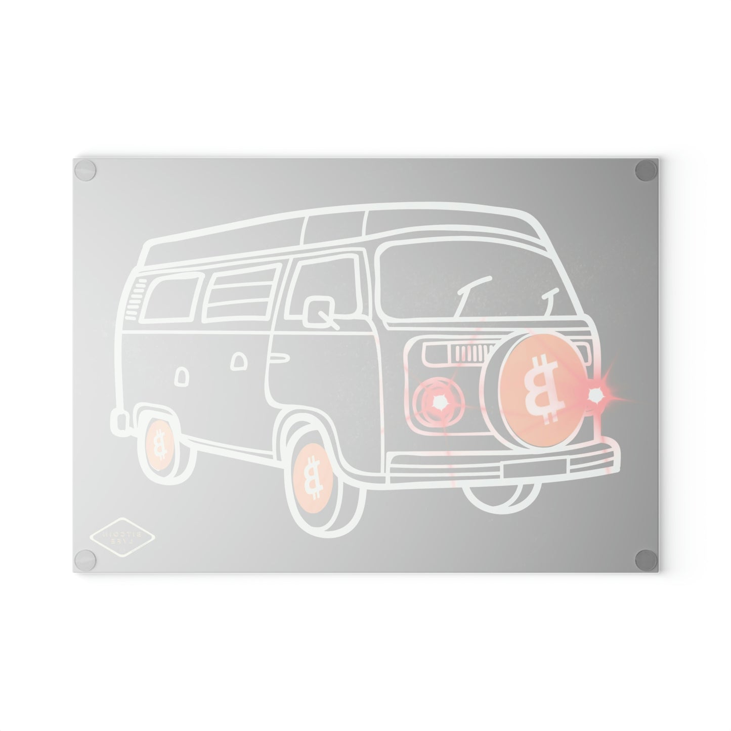 BW Van Glass Cutting Board