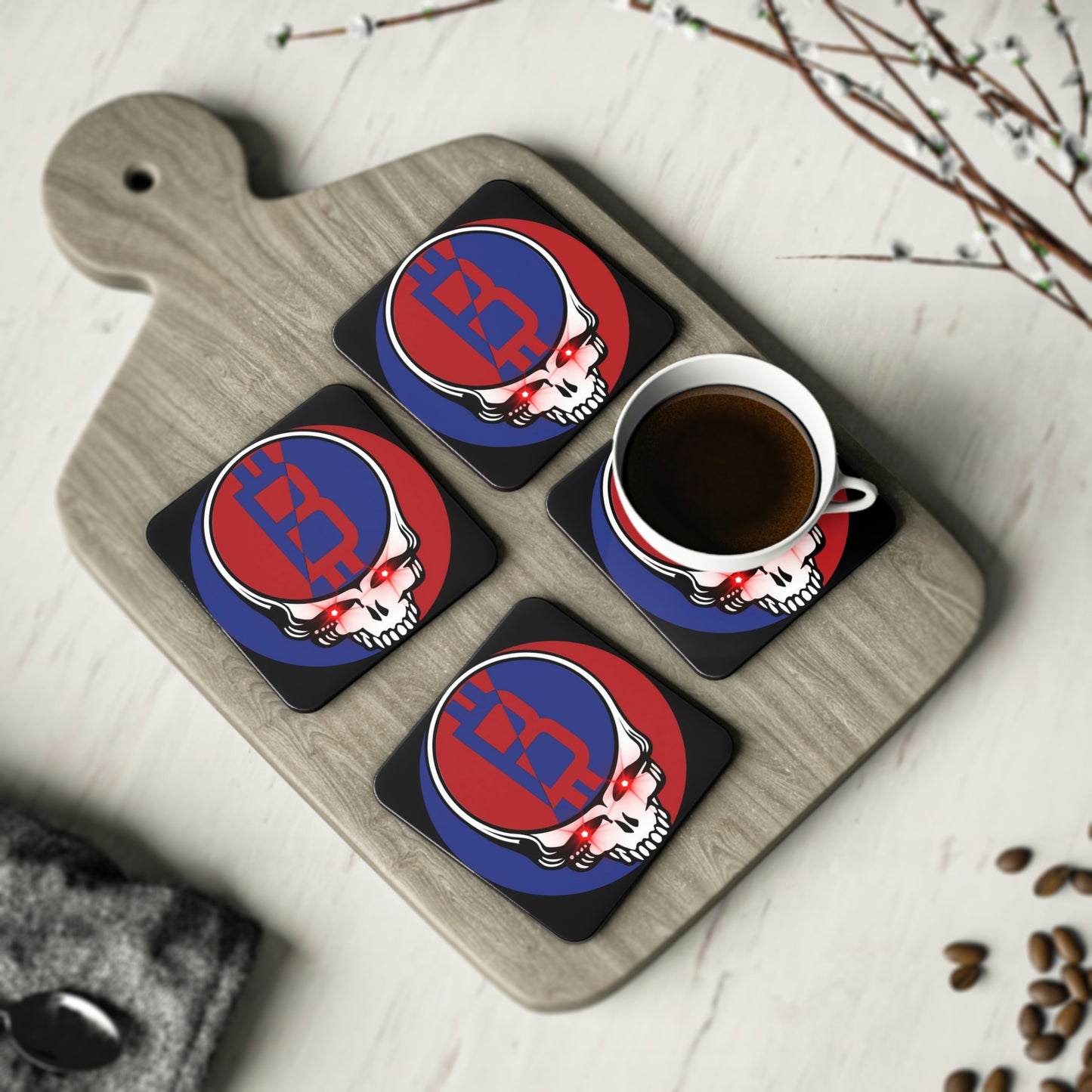 Grateful B Coasters