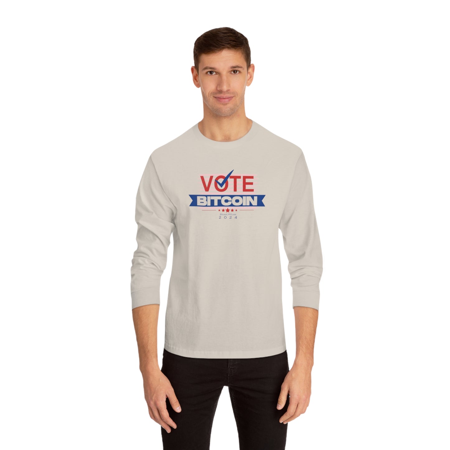 Vote Bitcoin Long Sleeve T-Shirt