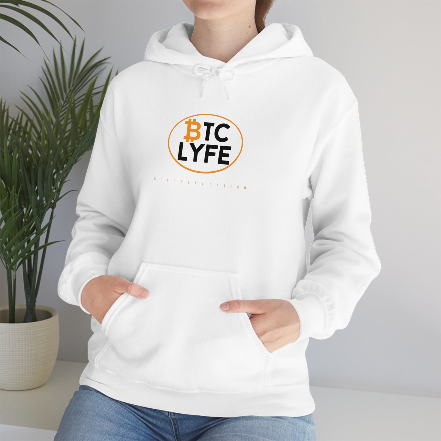 Bitcoin LYFE (Oval) Hoodie