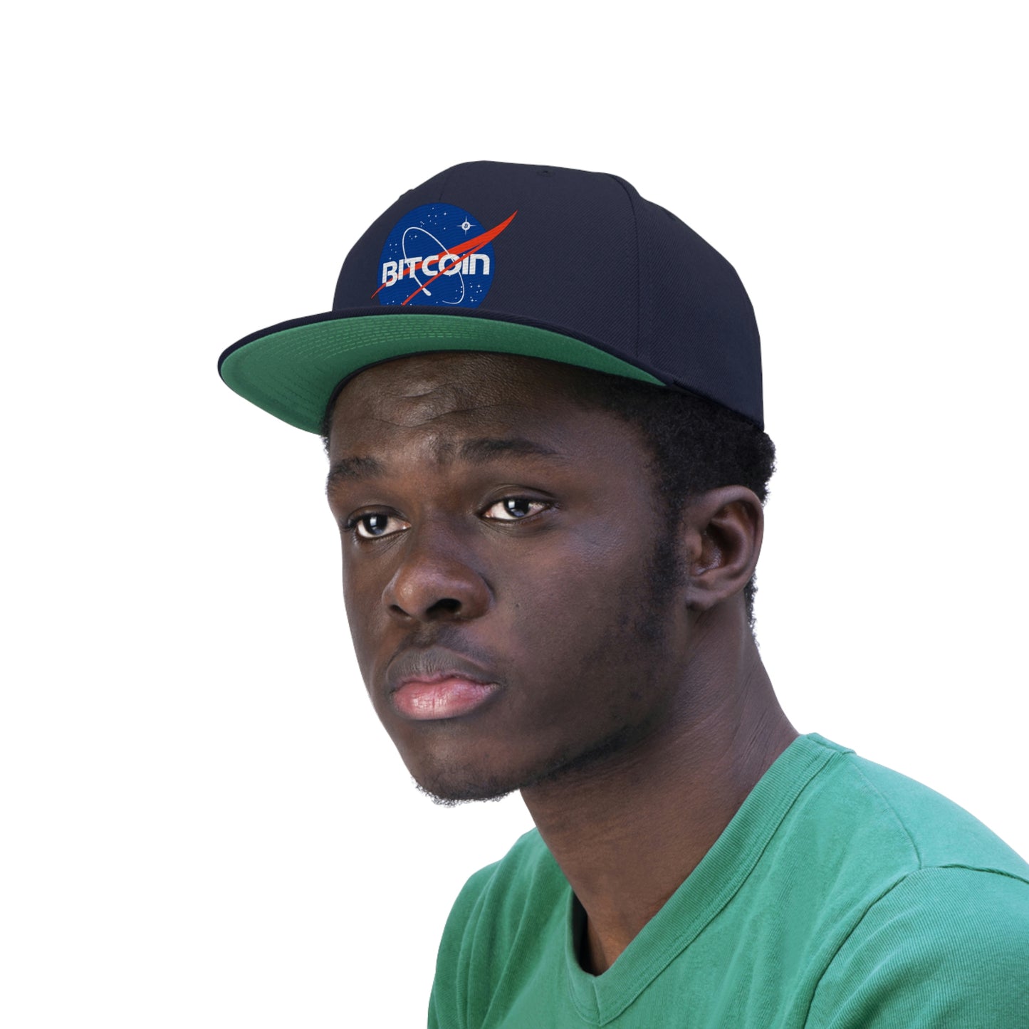B in Space1 Flat Bill Hat, Four Colors