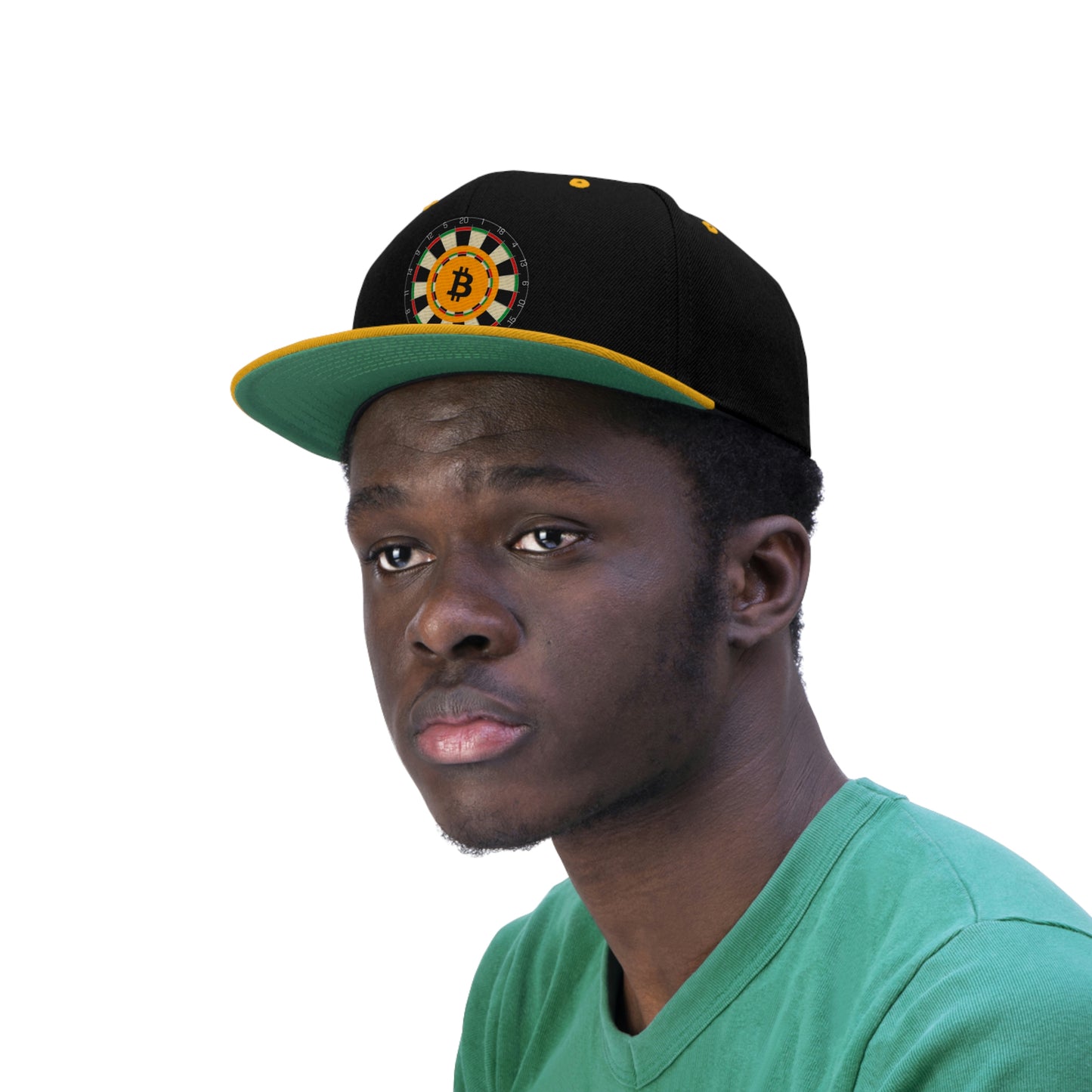 B Marks the Spot Flat Bill Hat, Four Colors