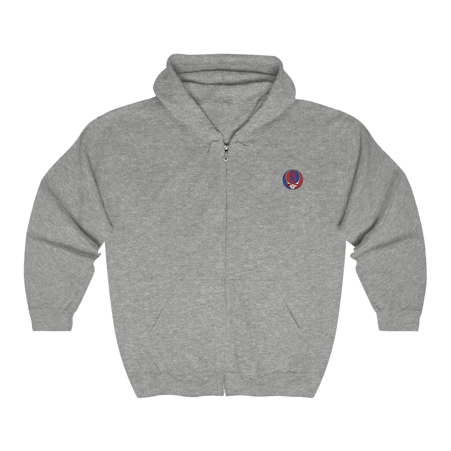 Grateful B Heavy Blend™ Full Zip Hooded Sweatshirt