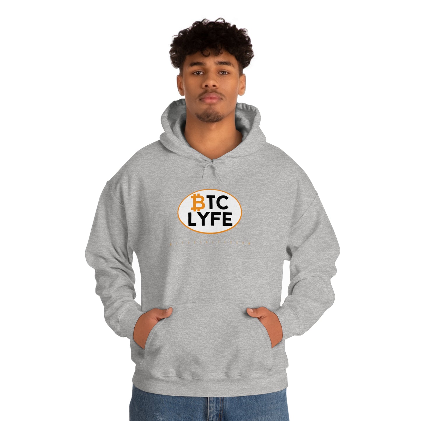 Bitcoin LYFE (Oval) Hoodie