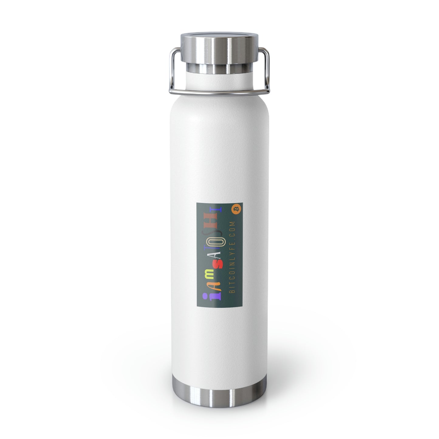 I Am Satoshi 22oz Vacuum Insulated Bottle - Three