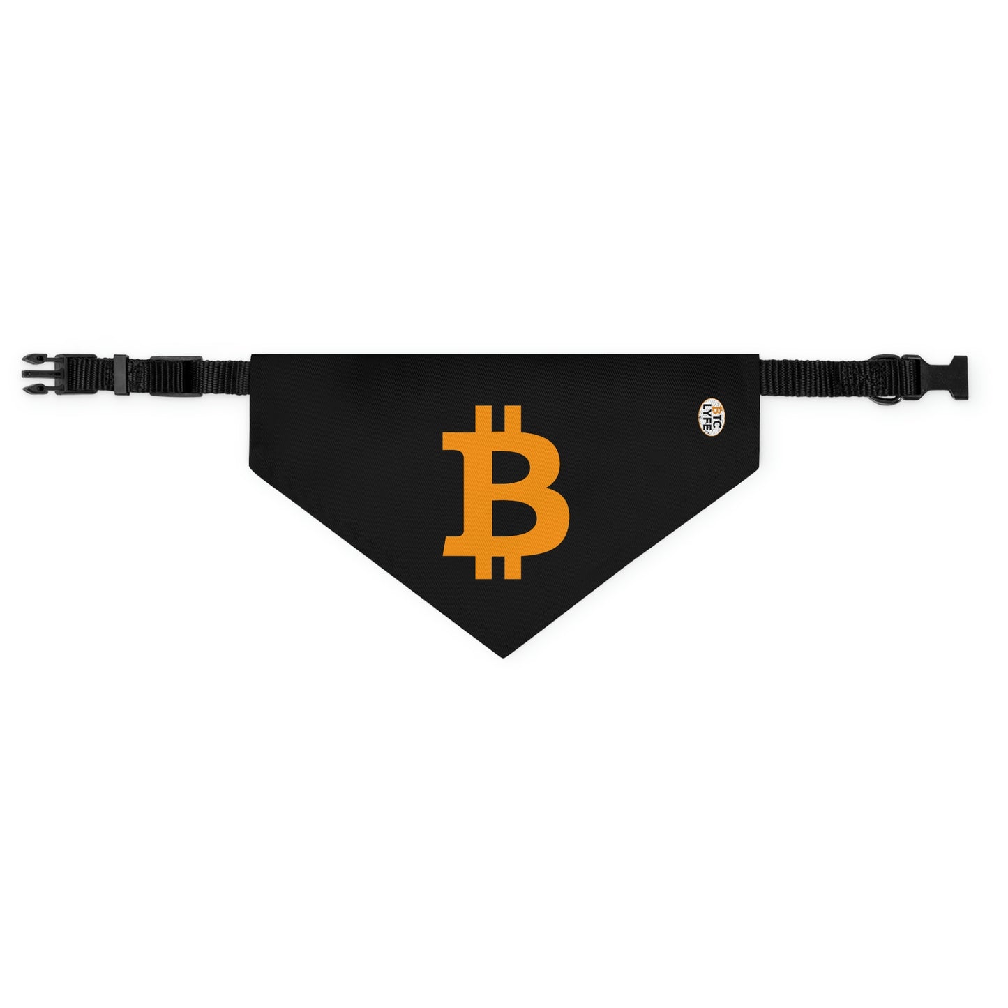Bitcoin Pet Bandana Collar, BTC3