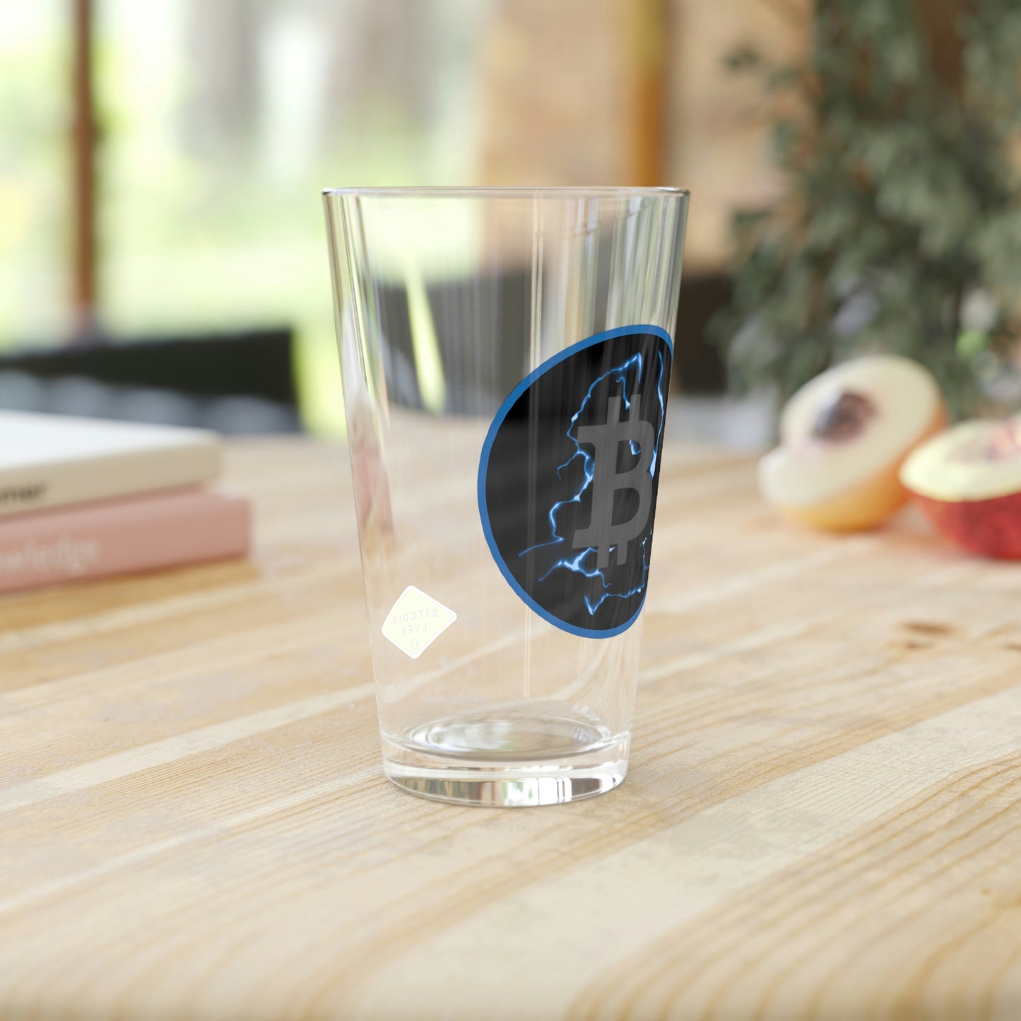 B Charged Pint Glass