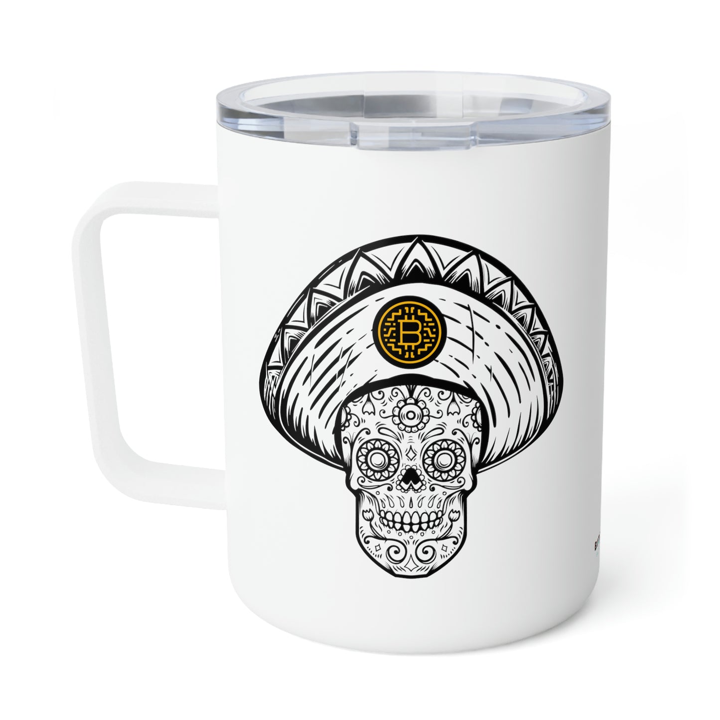 Día de los Muertos BTC 10oz Insulated Coffee Mug, Veintidós