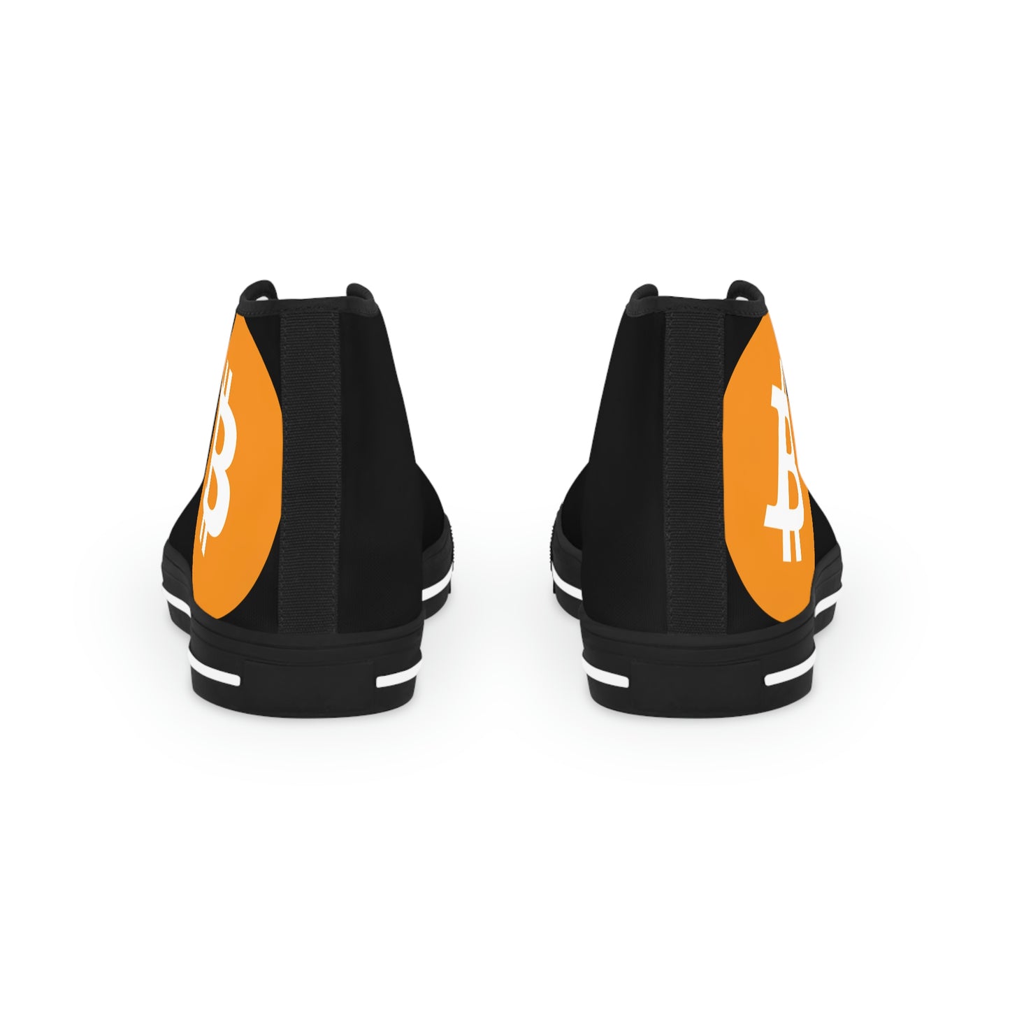 Bitcoin Men's High Top Sneakers, BTC2