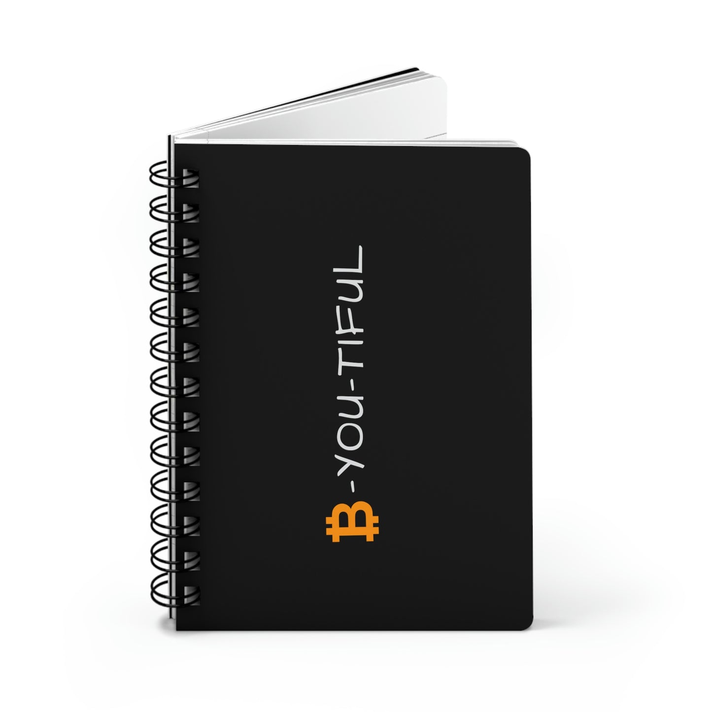Bitcoin LYFE Spiral Bound Journal, B-You-Tiful