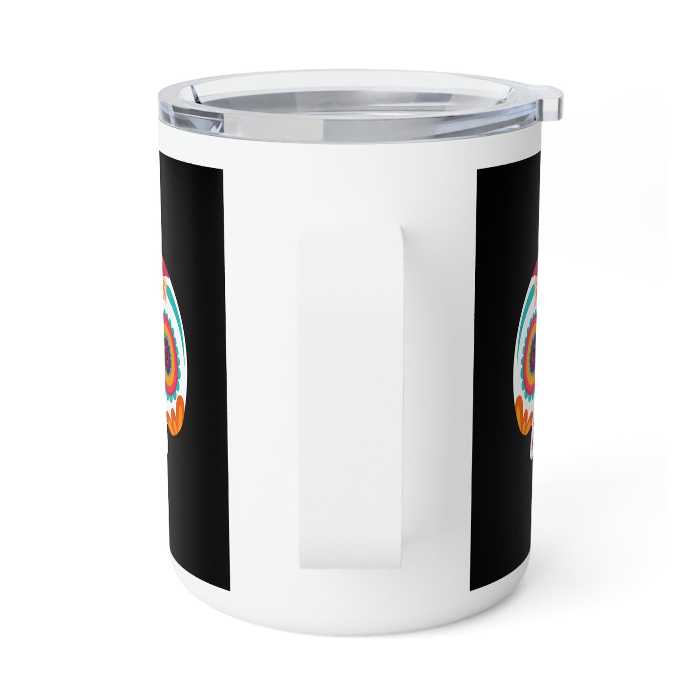 Día de los Muertos BTC 10oz Insulated Coffee Mug, Dieciocho