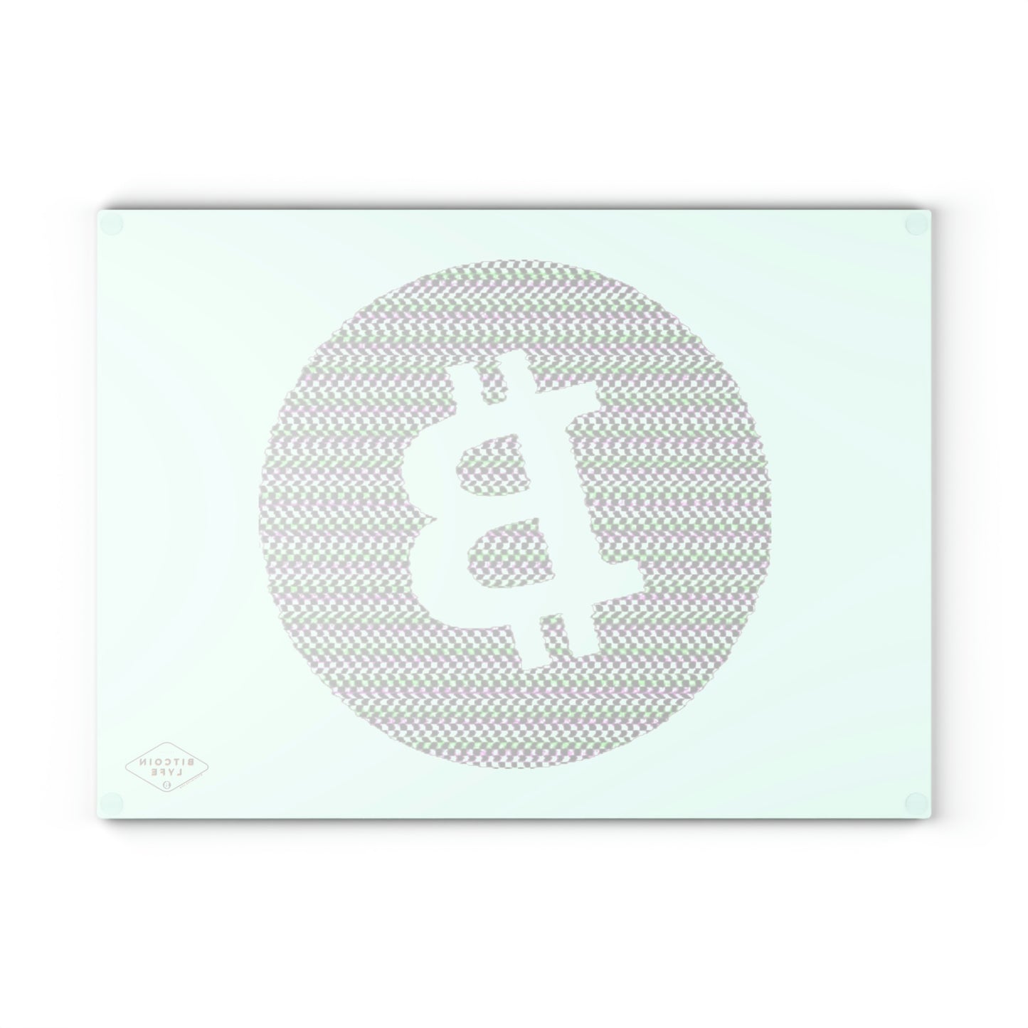 Bitcoin Glass Cutting Board, BTC6