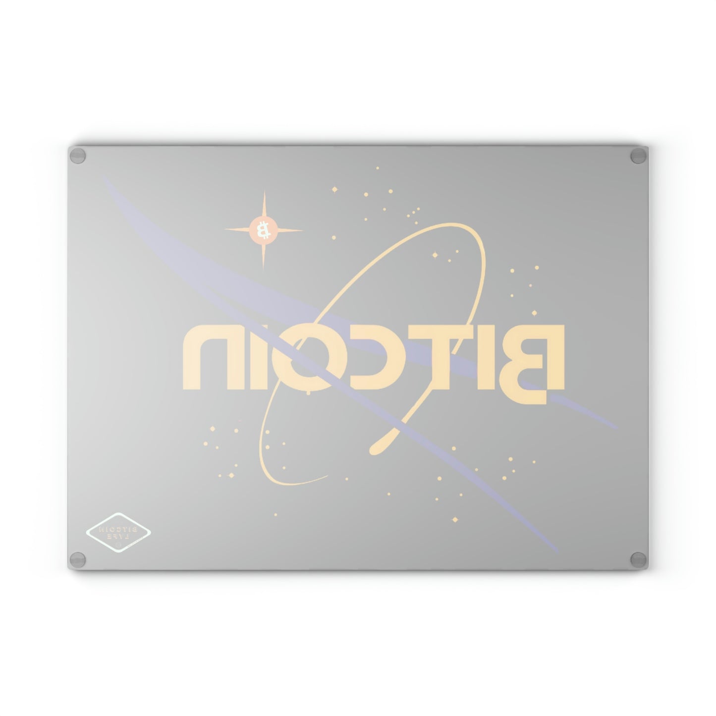 B in Space2 Glass Cutting Board
