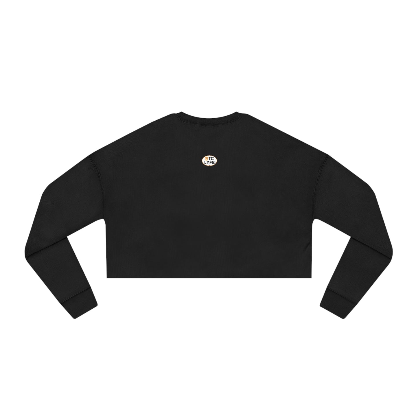 BTC Market Cap Size Matters Women's Cropped Sweatshirt
