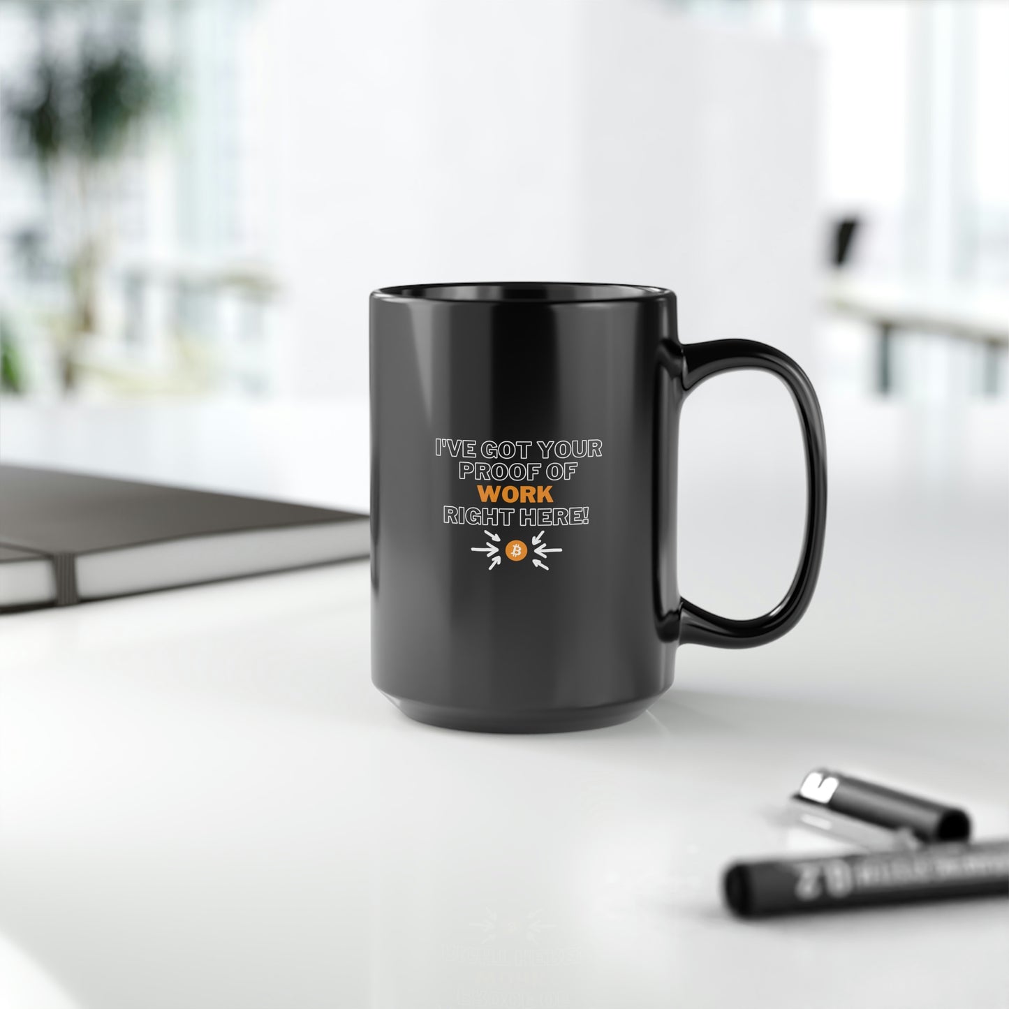 BTC Proof Right Here Mug #1