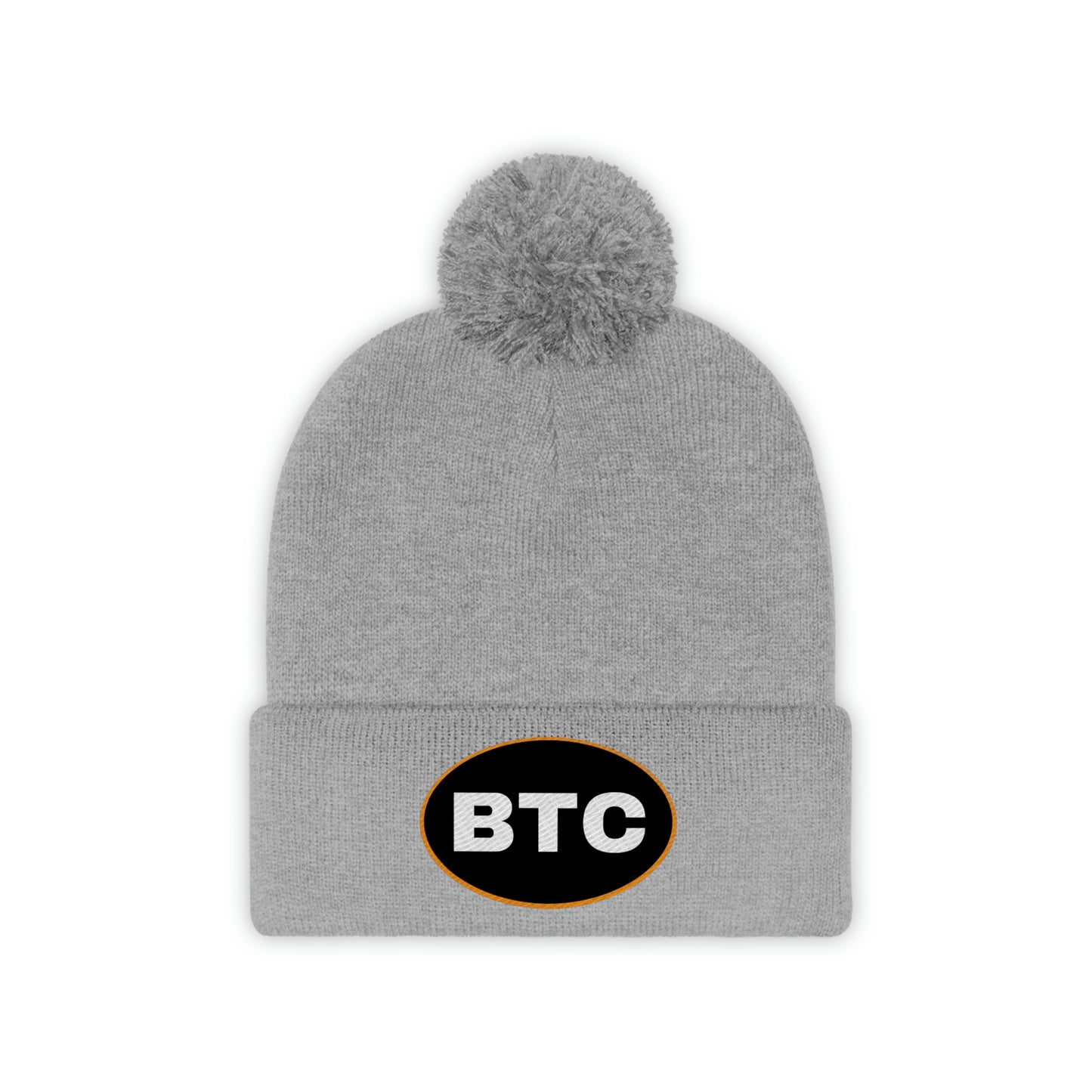 BTC Oval #2 Pom Pom Beanie