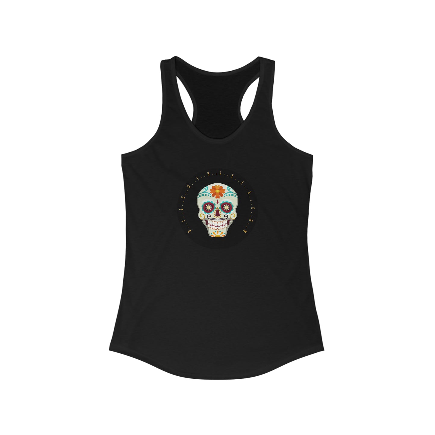 Día de los Muertos BTC Women's Racerback Tank, Dieciséis