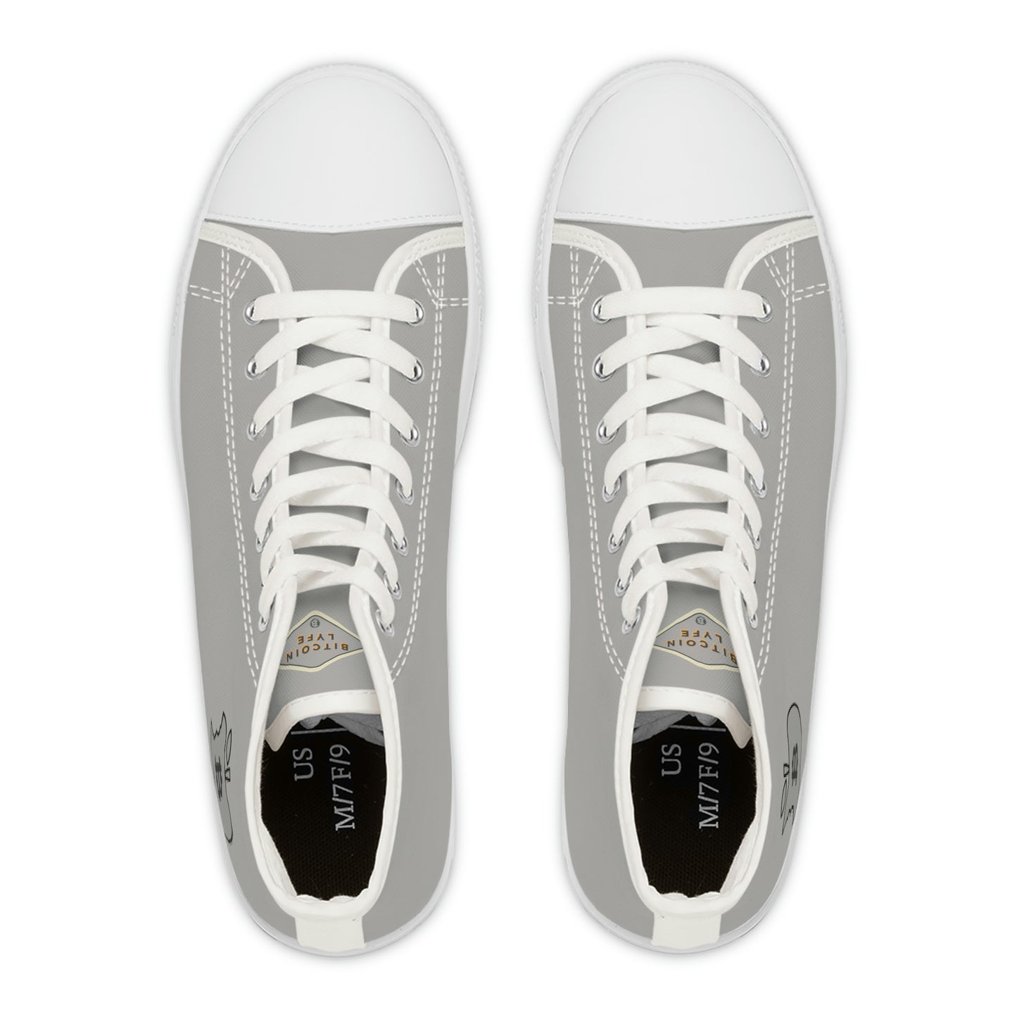 The B Apple Women's High Top Sneakers