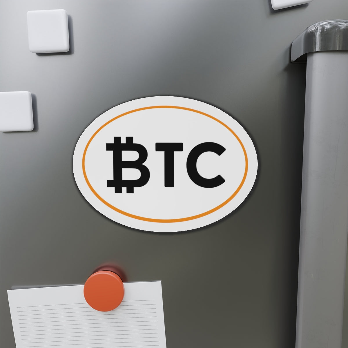 BTC Oval #4 Magnet