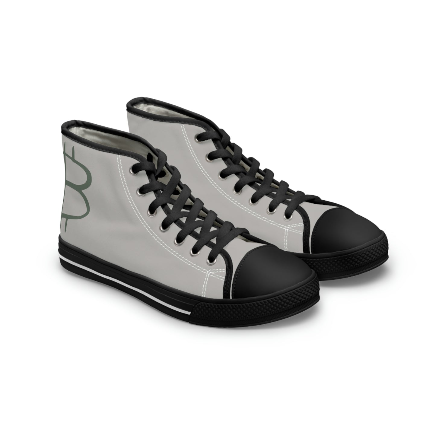 Bitcoin Women's High Top Sneakers, BTC8
