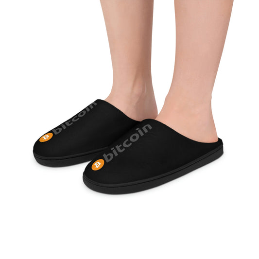 Bitcoin Men's Indoor Slippers, BTC1