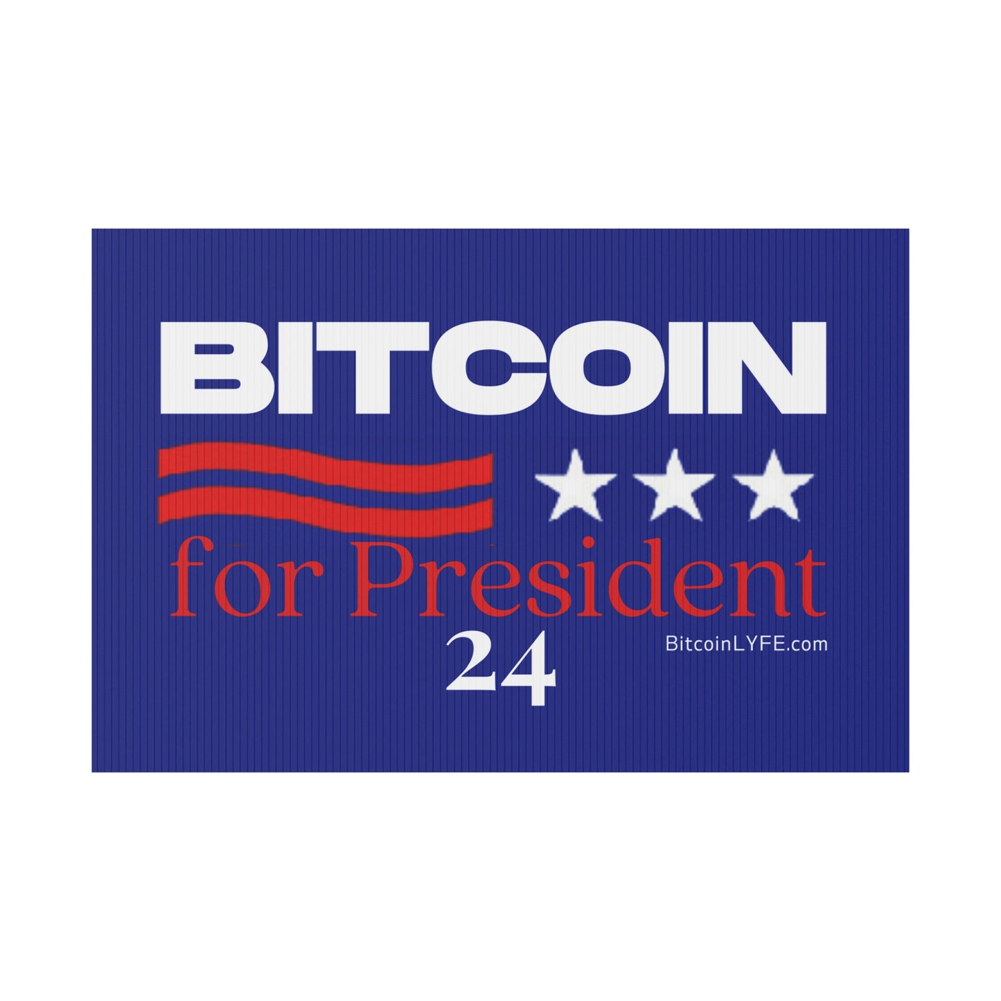 Vote - Bitbush Plastic Yard Sign