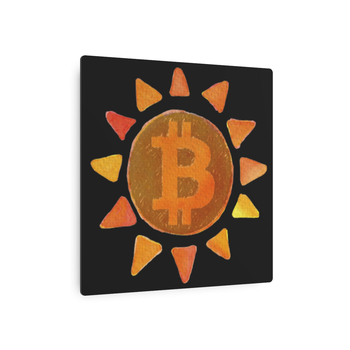 bTCsUN Nine Metal Art Sign