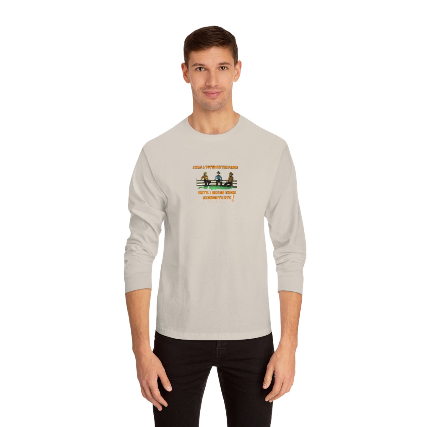 Vote - No Fence Long Sleeve T-Shirt