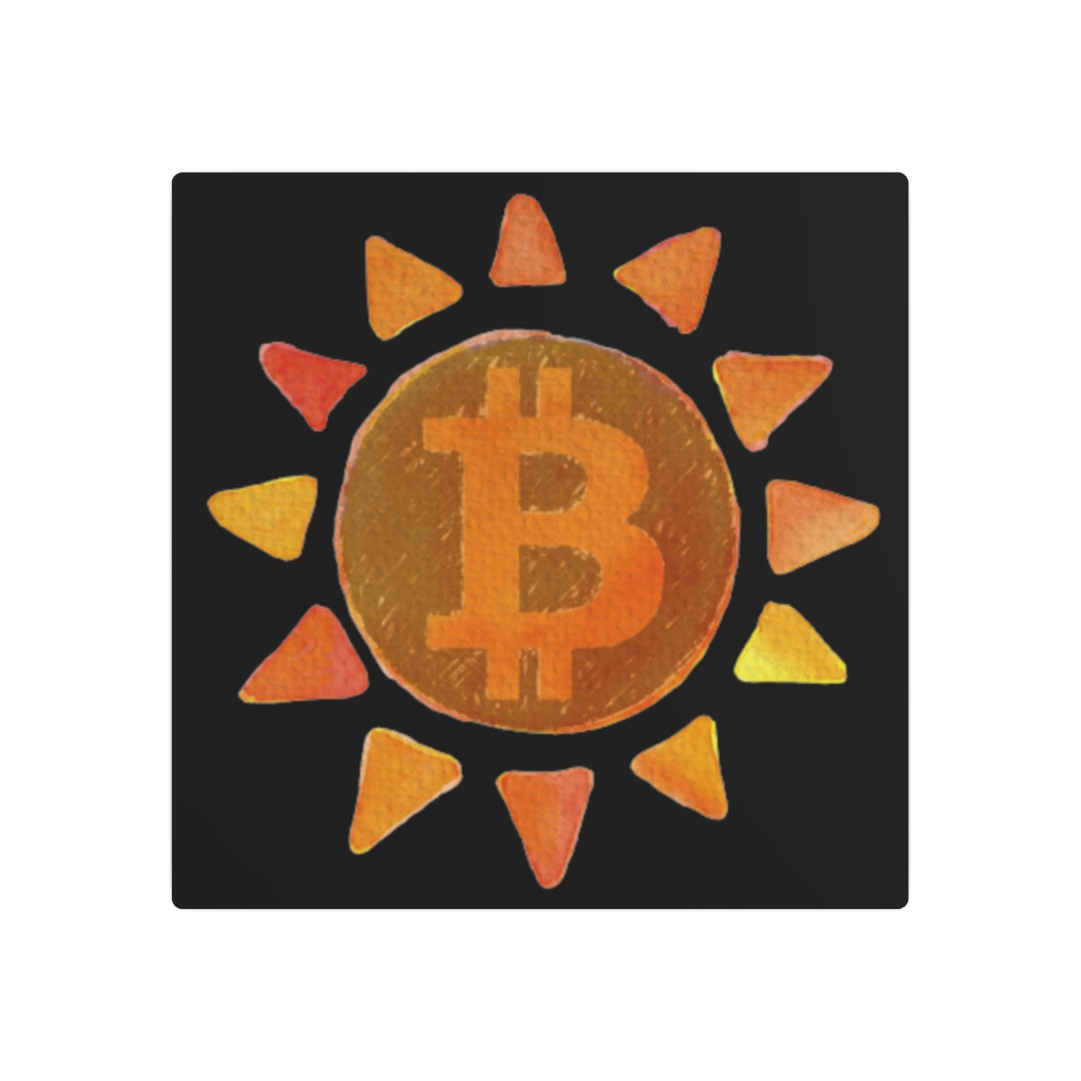 bTCsUN Nine Metal Art Sign