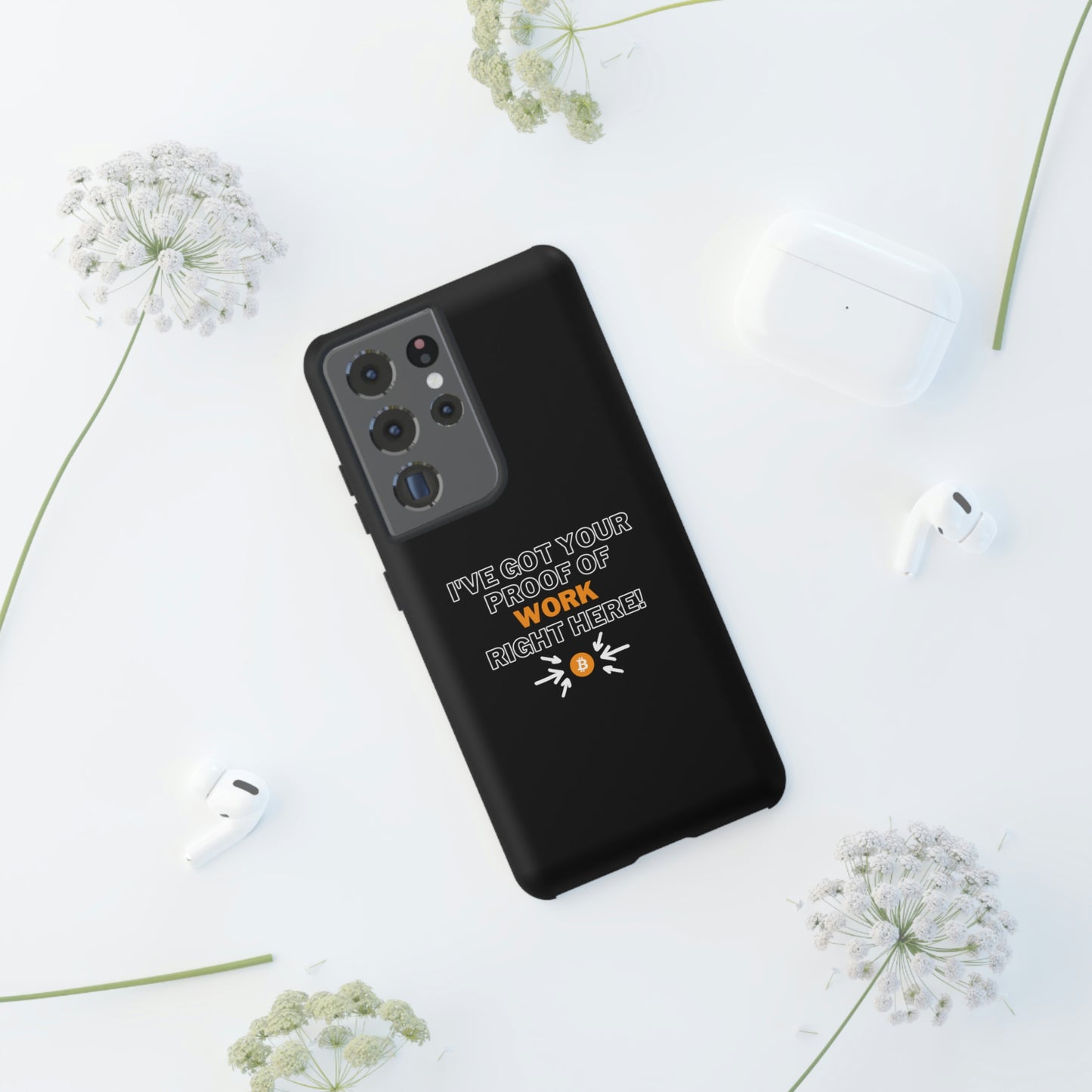 Tough Phone Case - BTC Proof Right Here #1