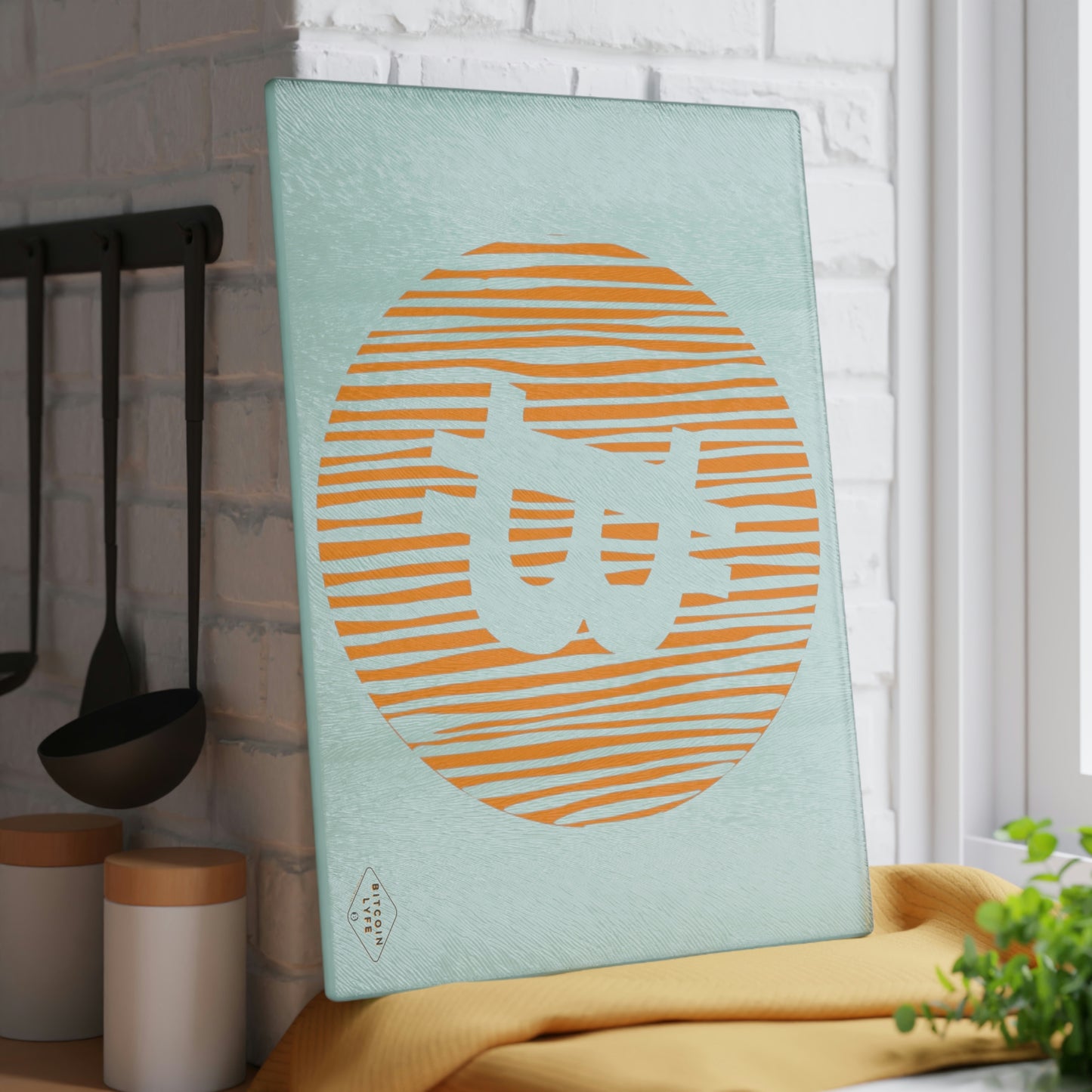 Stribes Glass Cutting Board