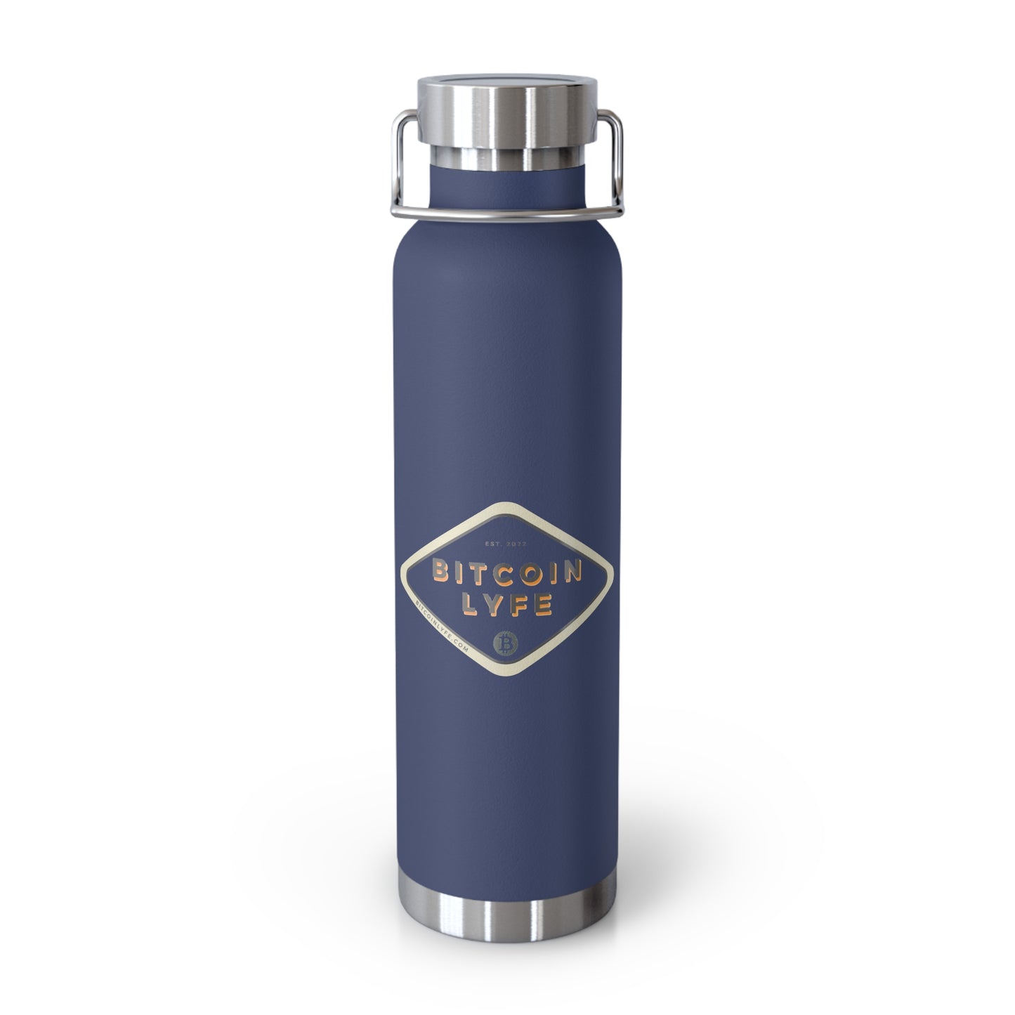 Bitcoin LYFE (Transparent) 22oz Vacuum Insulated Bottle