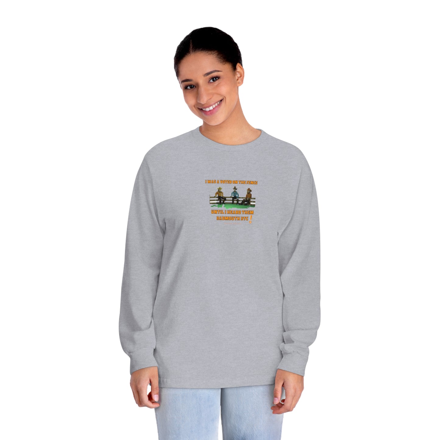 Vote - No Fence Long Sleeve T-Shirt