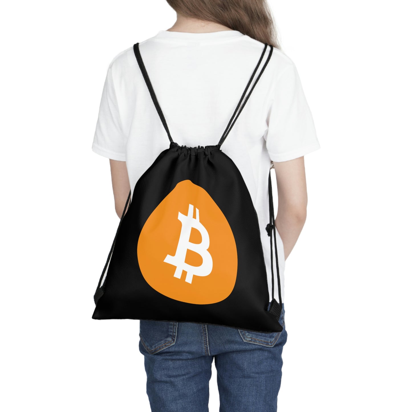 Bitcoin Outdoor Drawstring Bag, BTC2
