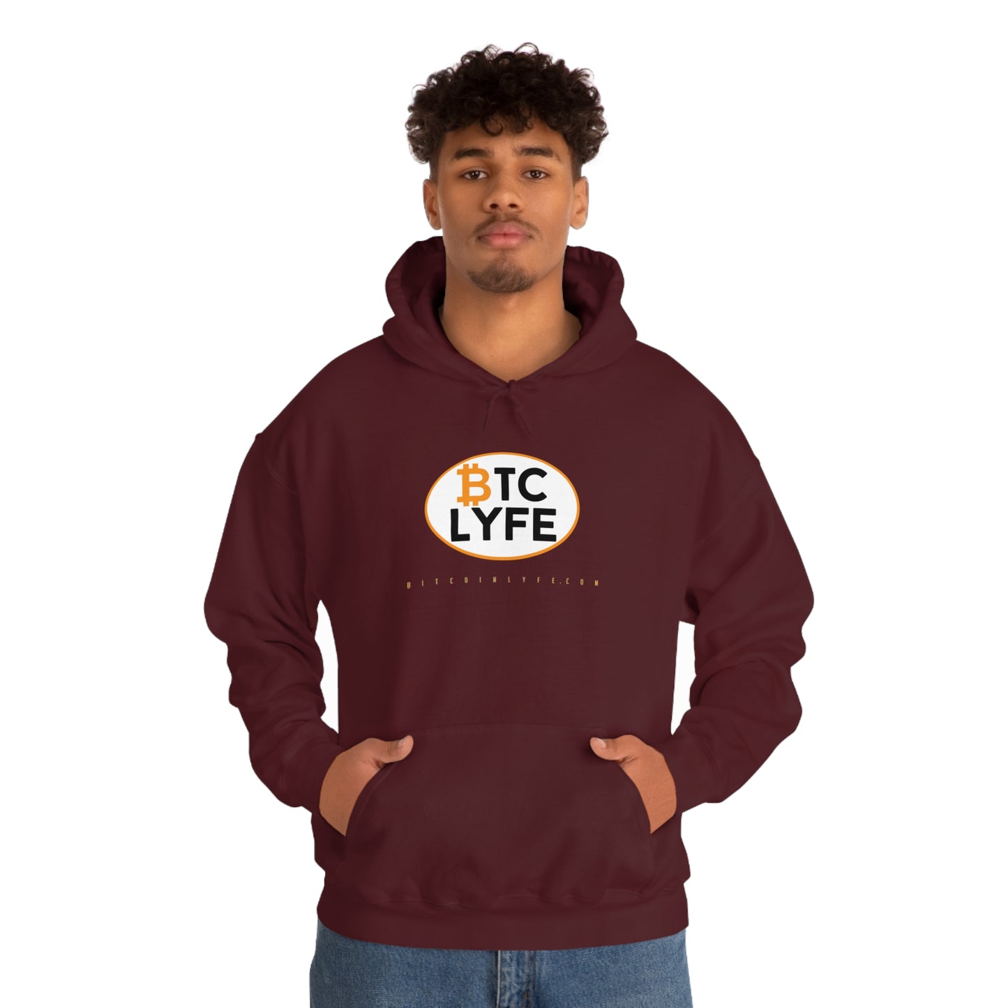 Bitcoin LYFE (Oval) Hoodie