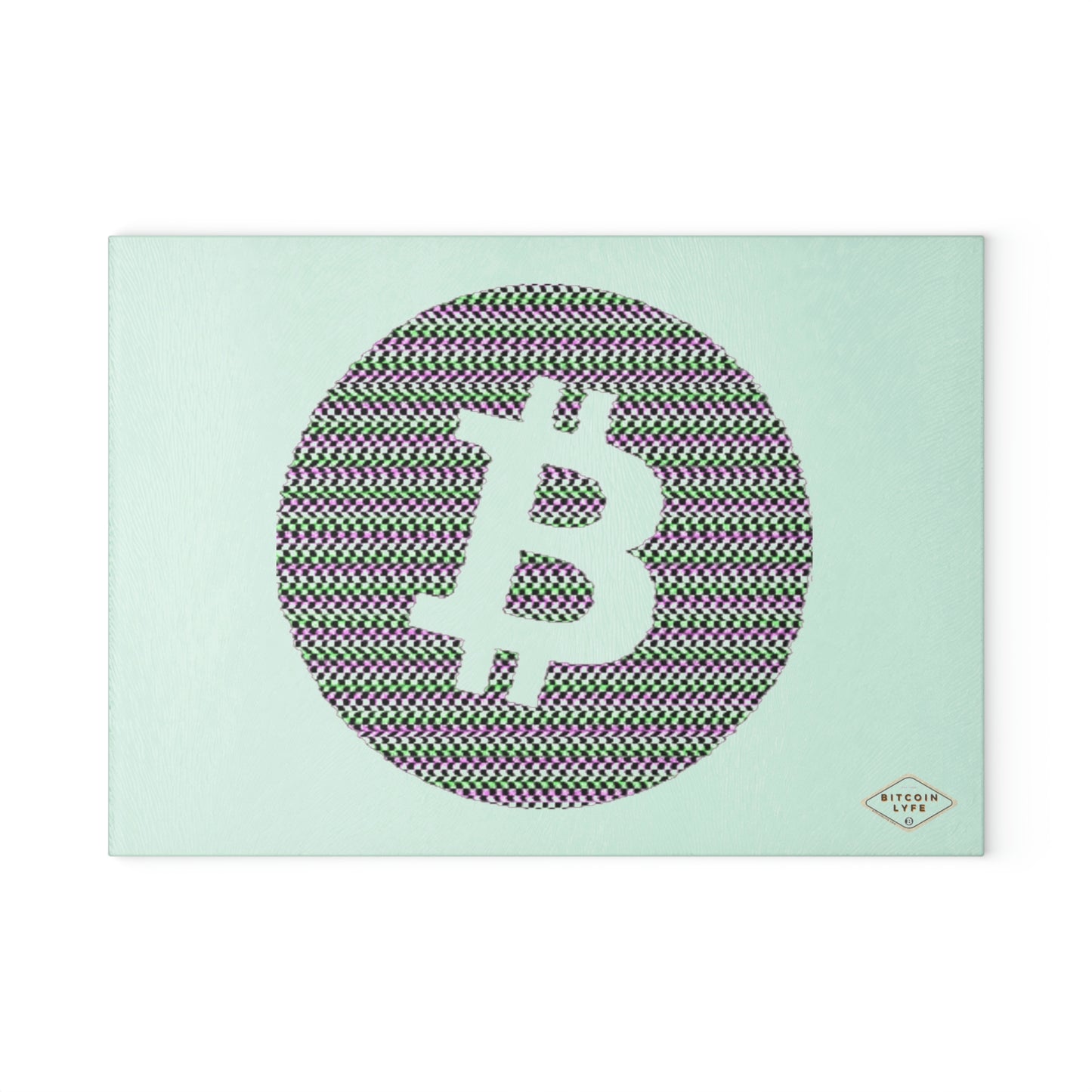 Bitcoin Glass Cutting Board, BTC6