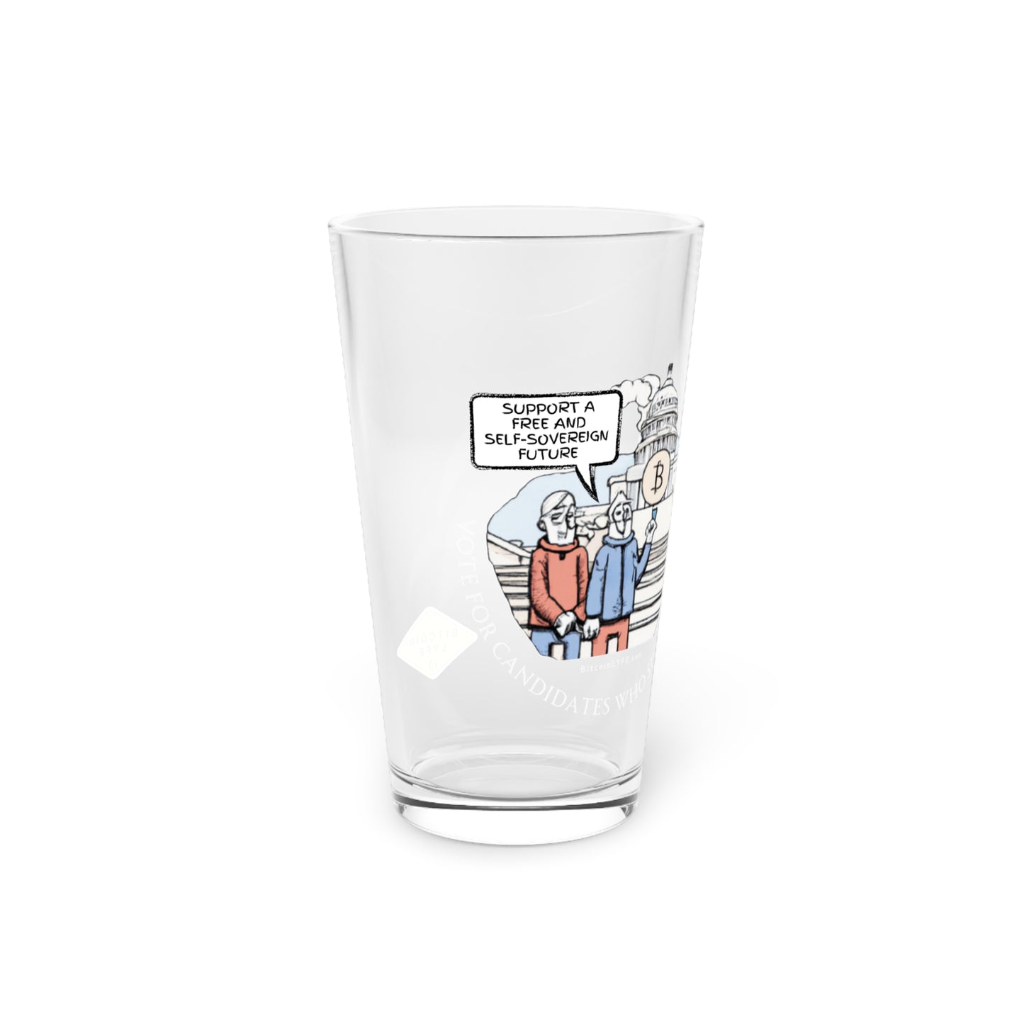 Vote - Candidates Pint Glass
