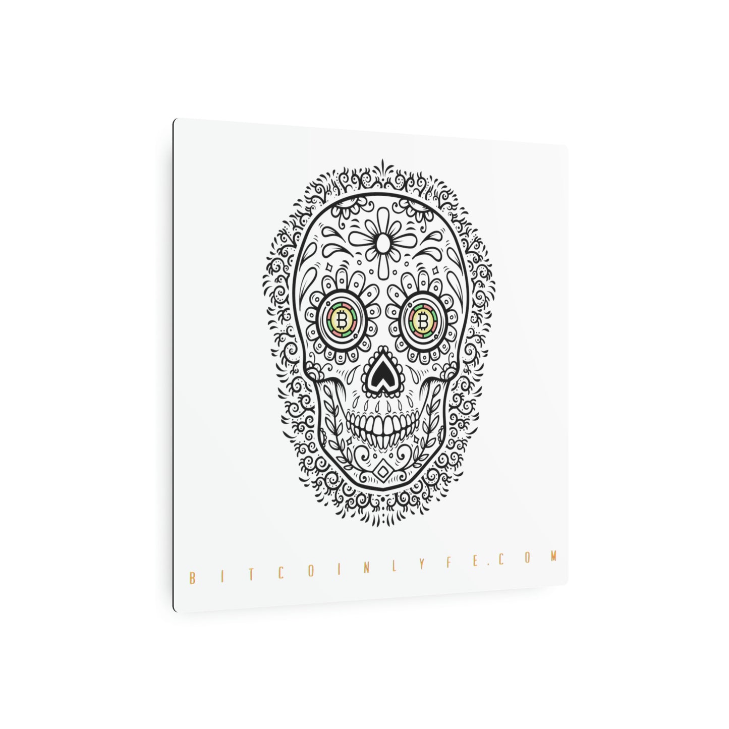 Día de los Muertos Metal Art Sign, Tres